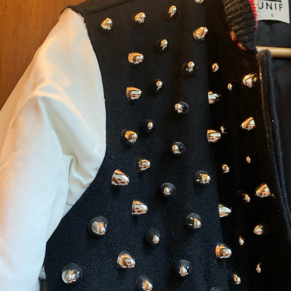 UNIF Studded Varsity Jacket - Picture 4 of 7